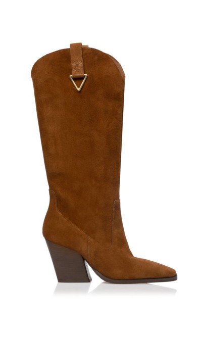 Μπότα δερματίνη κάραμελ