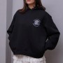 Ηoodie Fleece με κουκούλα και arty print