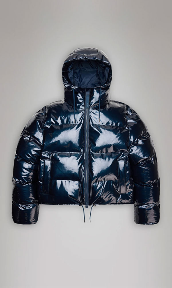 Μπουφάν Πάφερ Αδιάβροχο Μπλε