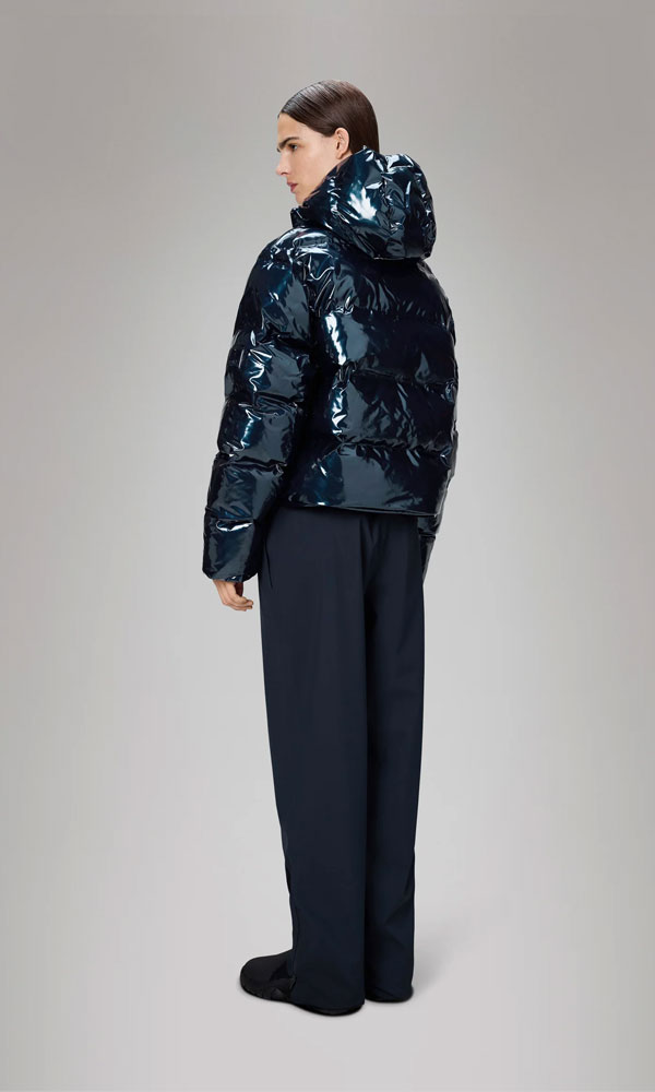 Μπουφάν Πάφερ Αδιάβροχο Μπλε