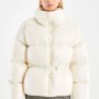 Μπουφάν λευκό φουσκωτό